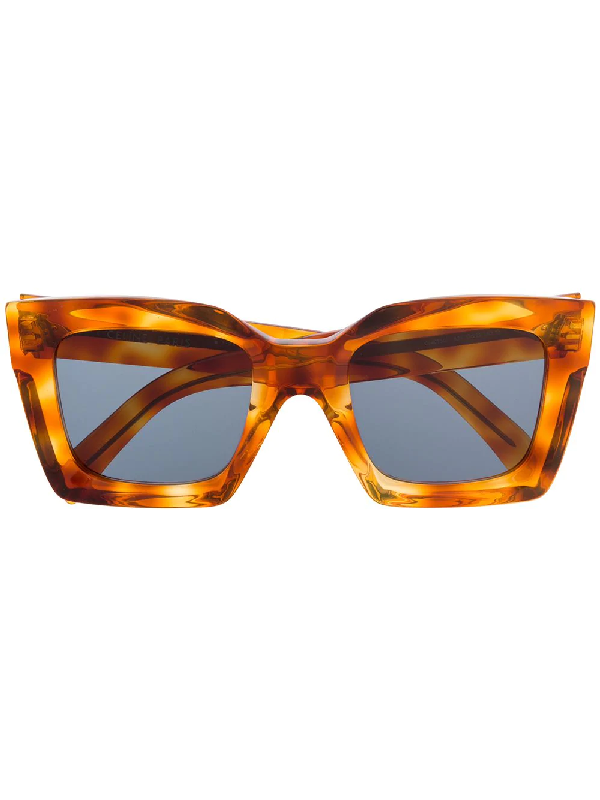 celine tortoiseshell square sunglasses