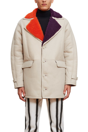 opening ceremony shearling jacket