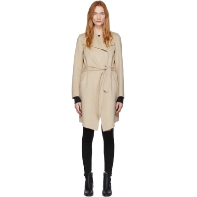 MACKAGE MACKAGE BEIGE WOOL LAILA COAT