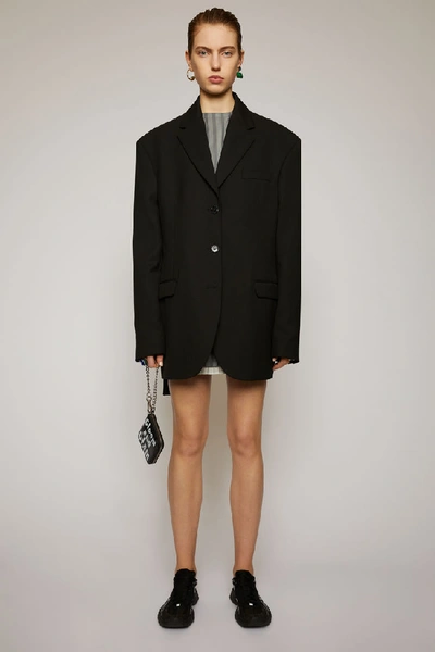Acne Studios Single-breasted Suit Jacket Black
