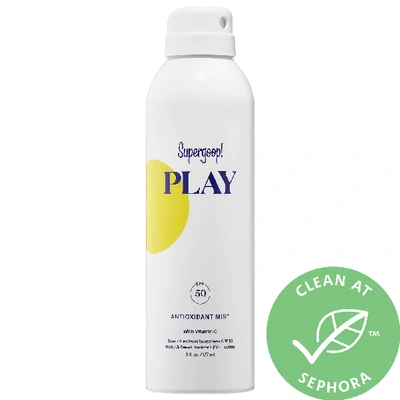 SUPERGOOP ! PLAY ANTIOXIDANT BODY SUNSCREEN MIST SPF 50 6.0 OZ/ 177 ML