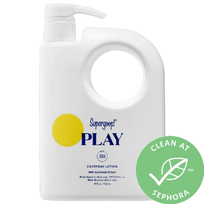 SUPERGOOP ! PLAY EVERYDAY LOTION SPF 50 FACE & BODY SUNSCREEN 18.0 OZ/ 532 ML