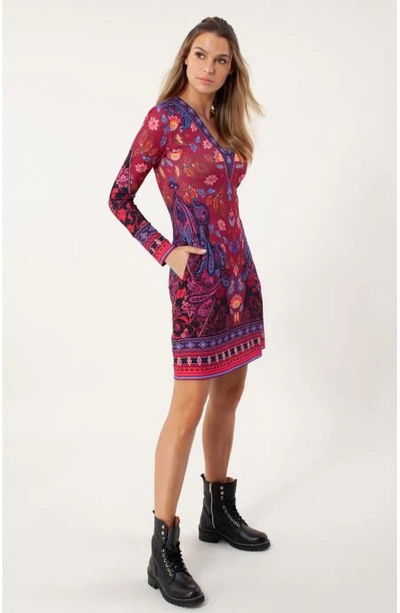HALE BOB 6741 TAWNY DRESS - RASPBERRY