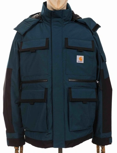 CARHARTT WIP HENDON JACKET - DUCK BLUE COLOUR: DUCK BLUE/BLACK