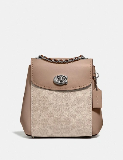 Coach Parker Convertible Backpack 16 In Signature Canvas In Light