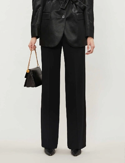 JOSEPH MORRISSEY TUXEDO STRETCH-CADY TROUSERS