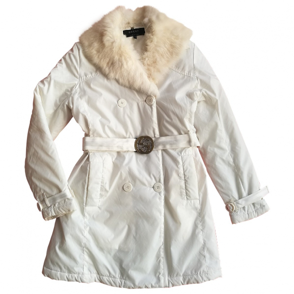 gucci white coat