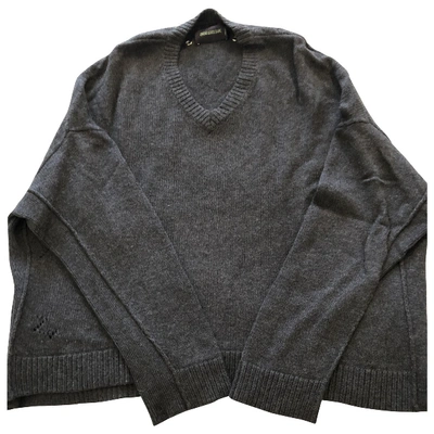 ZADIG & VOLTAIRE ANTHRACITE WOOL KNITWEAR