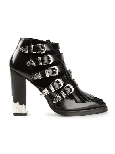 TOGA Buckled High-Heel Ankle Boots