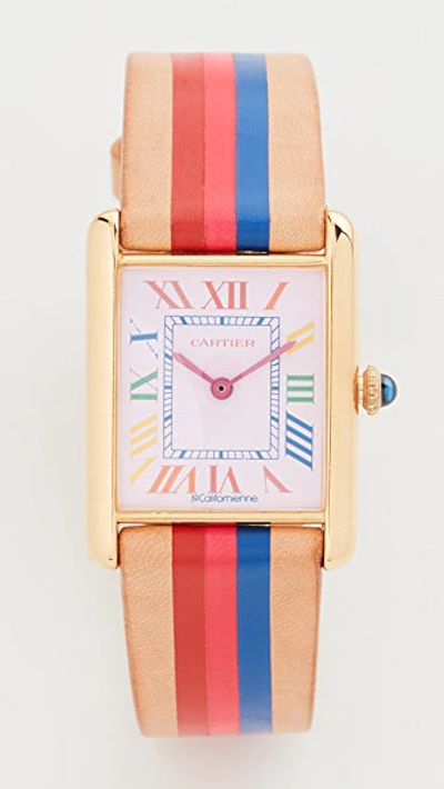 LA CALIFORNIENNE CARTIER TANK LARGE WATCH