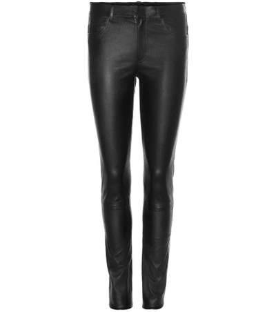 HELMUT LANG Leather trousers