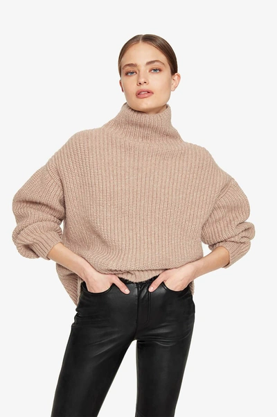 ANINE BING ANINE BING SYDNEY SWEATER IN CAMEL