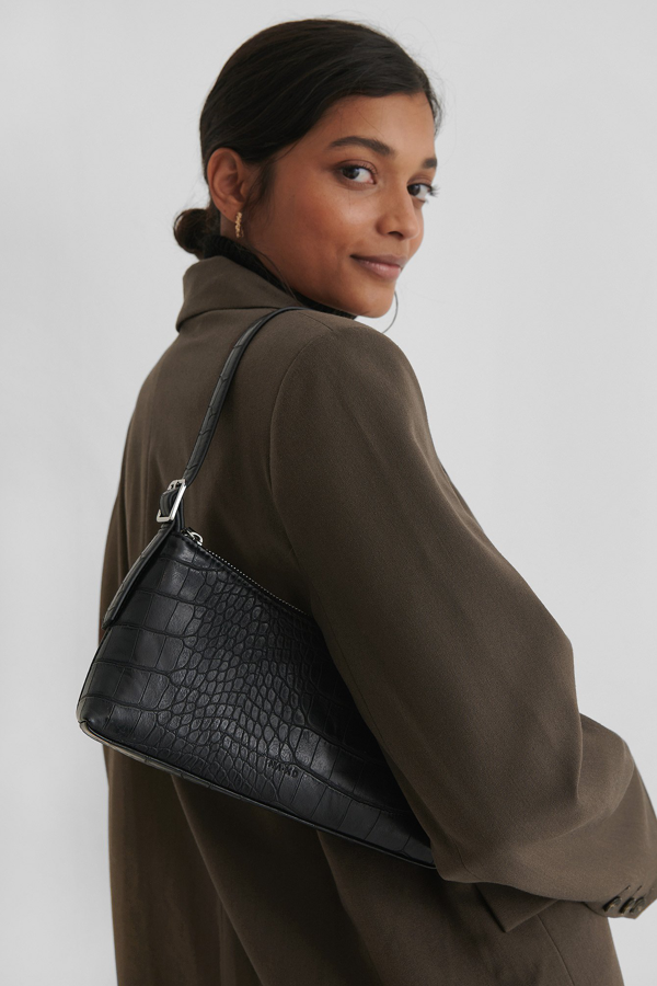 croc baguette bag