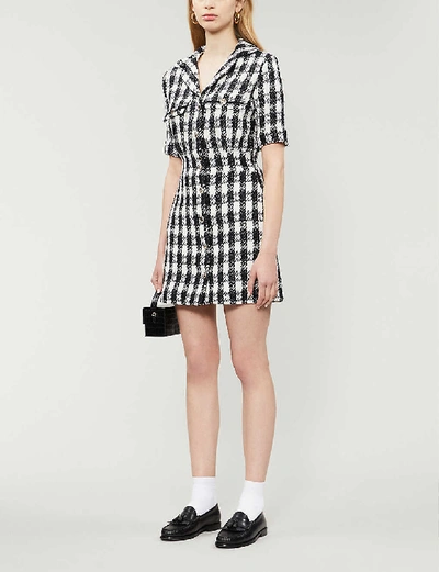MAJE Ricky bouclé mini dress