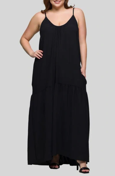 24SEVEN COMFORT APPAREL 24SEVEN COMFORT APPAREL JERSEY MAXI DRESS