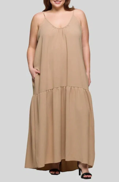 24SEVEN COMFORT APPAREL 24SEVEN COMFORT APPAREL JERSEY MAXI DRESS