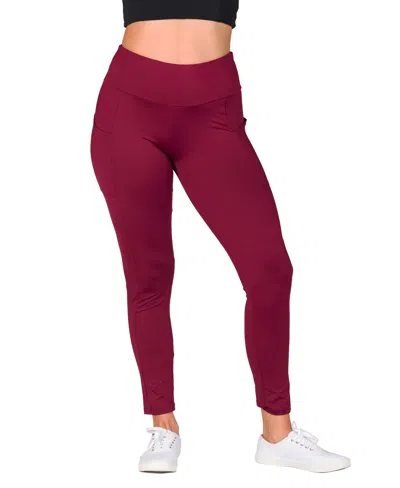 24SEVEN COMFORT APPAREL WOMEN'S SIDE POCKET ANKLE LENGTH YOGA PANT LEGGINGS