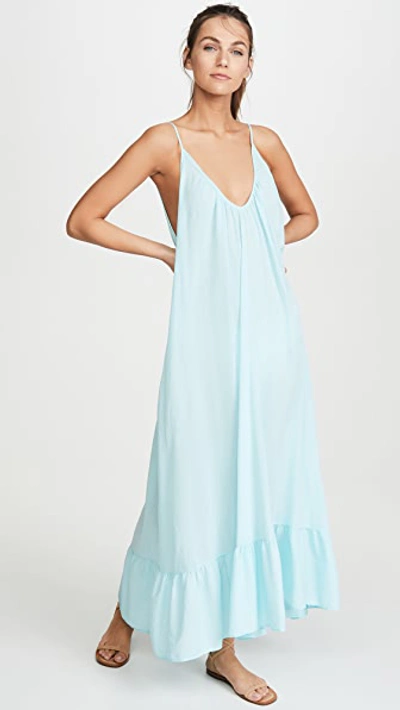 9SEED PALOMA RUFFLE MAXI DRESS