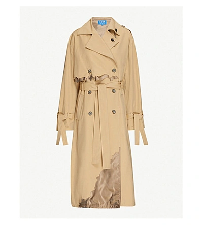 ADER ERROR Astro Cinder double-breasted woven trench coat