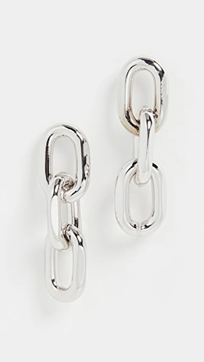THEIA JEWELRY MELIA LARGE ROUNDED PAPER CLIP TRIP EARRINGS