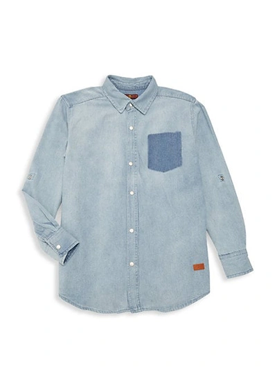 7 FOR ALL MANKIND LITTLE BOY'S & BOY'S DENIM BUTTON-DOWN SHIRT