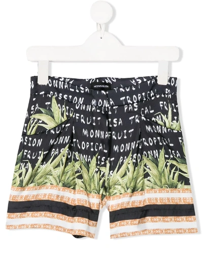 MONNALISA GRAPHIC PRINT SHORTS