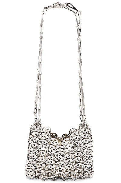 RABANNE NANO 69 METALLIC DISC BAG