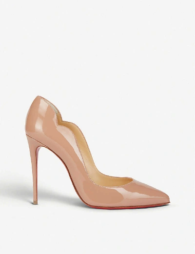 CHRISTIAN LOUBOUTIN WOMENS CHRISTIAN LOUBOUTIN HOT CHICK 100 PATENT-LEATHER COURTS