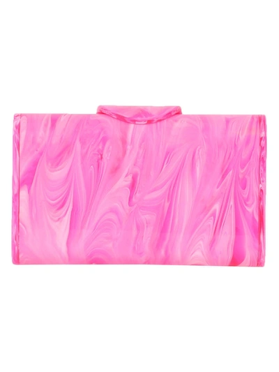EDIE PARKER BRIGHT PINK MINI LARA CLUTCH