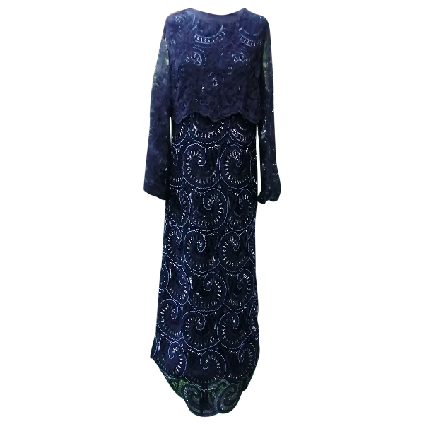 burberry black lace dress