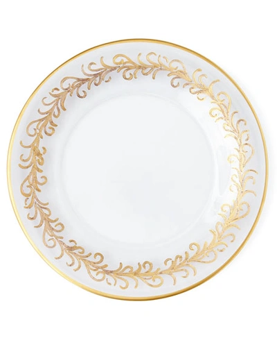 NEIMAN MARCUS ORO BELLO DESSERT PLATES, SET OF 4