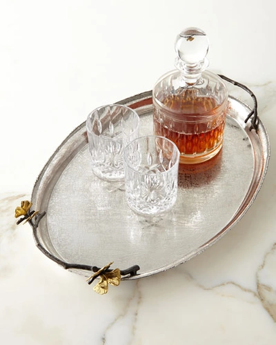 MICHAEL ARAM BUTTERFLY GINKGO OVAL TRAY