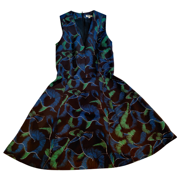 kenzo green dress