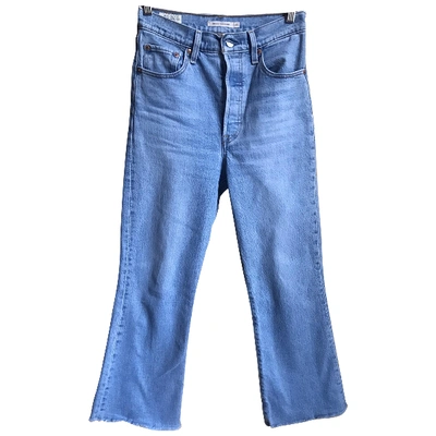 LEVI'S BLUE COTTON - ELASTHANE JEANS