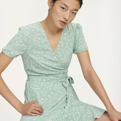 SAMSOE & SAMSOE SAMSOE SAMSOE - LINETTA DRESS - FEUILLES MENTHE