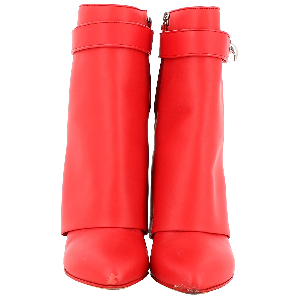 red givenchy shark boots