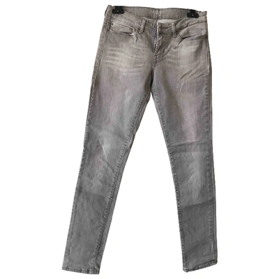 LEVI'S GREY COTTON - ELASTHANE JEANS