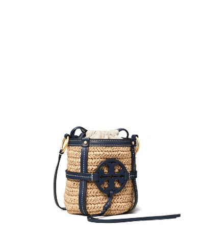 Miller straw mini bucket bag sale