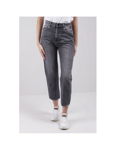 REPLAY TYNA PATCH MOM JEANS COLOUR: DARK GREY