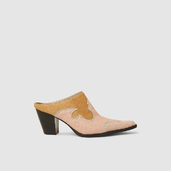 pony hair mules