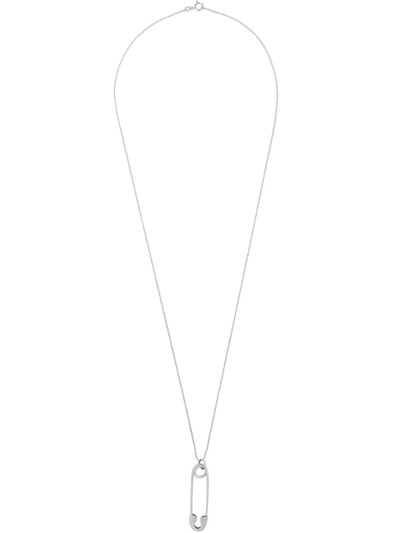 TRUE ROCKS LARGE SAFETY PIN PENDANT NECKLACE