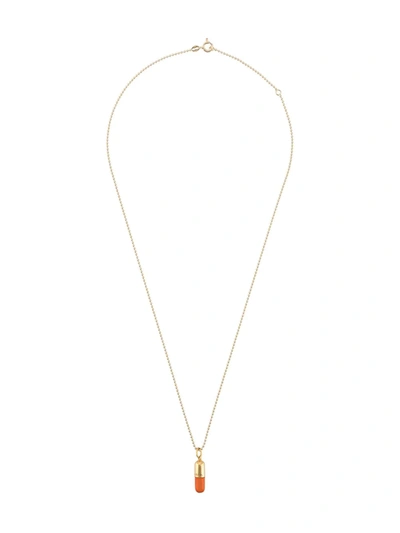 TRUE ROCKS SMALL PILL PENDANT NECKLACE