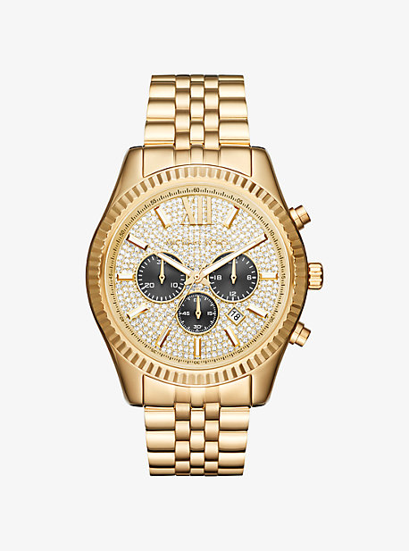 michael kors oversized lexington watch