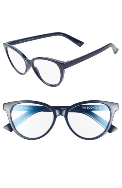 THE BOOK CLUB THE BOOKCLUB THE ART OF SNORE 53MM BLUE LIGHT BLOCKING READING GLASSES