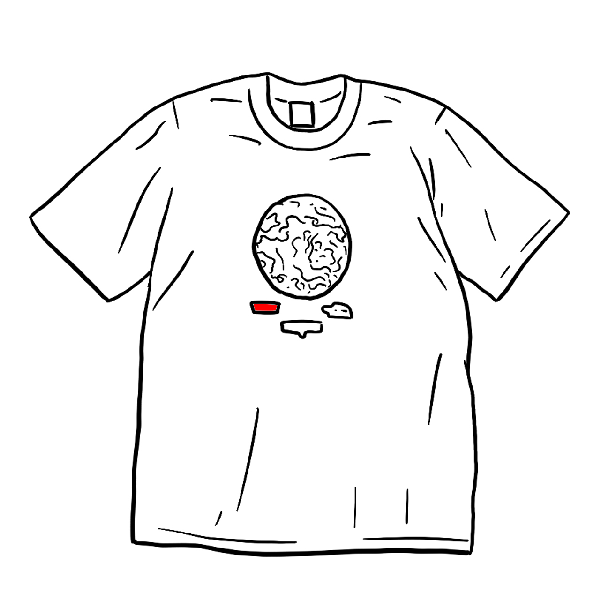 supreme tnf one world tee