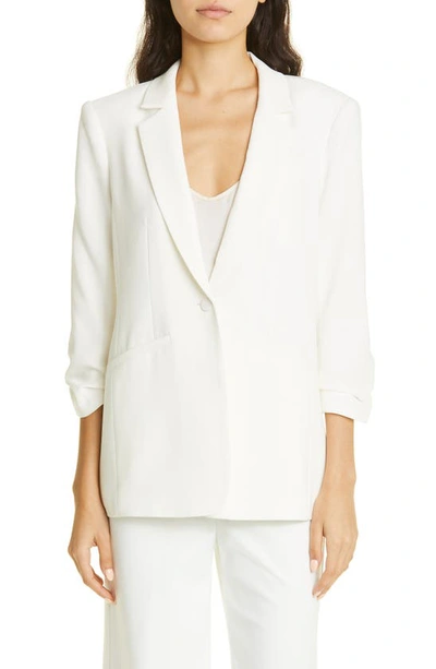 CINQ À SEPT CINQ À SEPT KHLOE RUCHED SLEEVE BLAZER