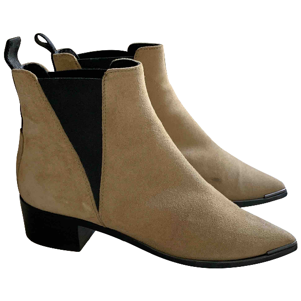 acne studios jensen suede ankle boots