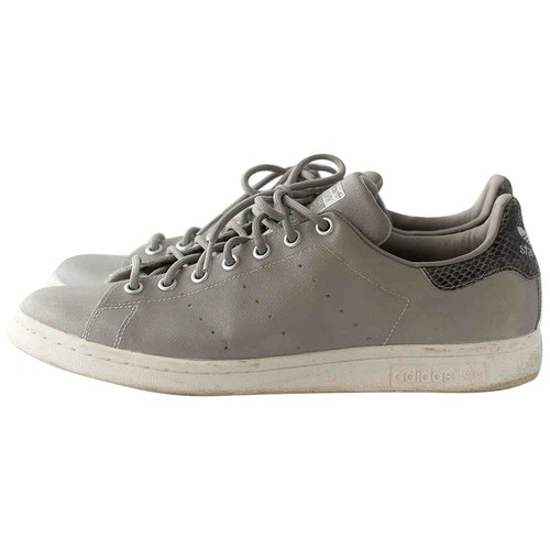 stan smith silver trainers