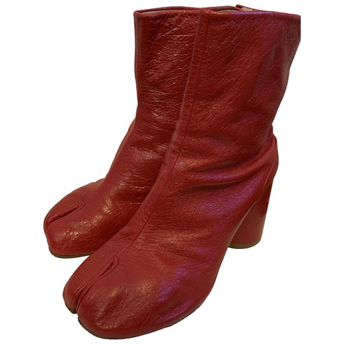maison margiela tabi red