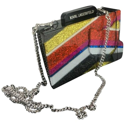 Pre-owned Karl Lagerfeld Clutch Bag In Multicolour